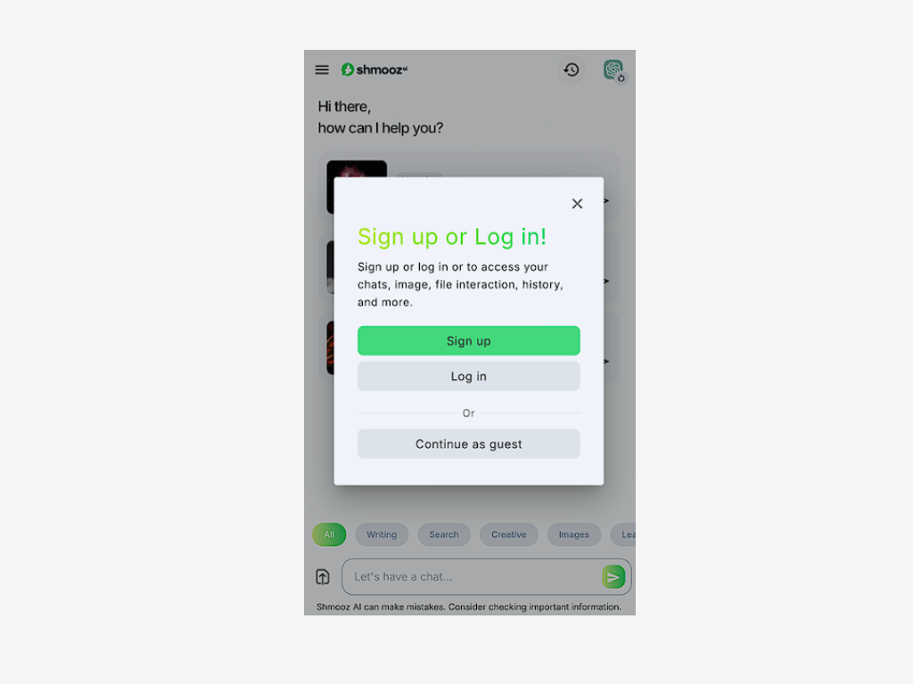 Sign Up