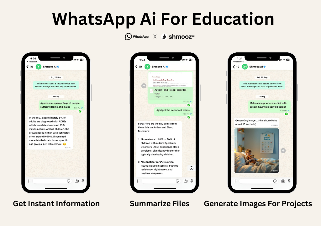 WhatsApp Chatbot for Education - Benefits , And Use cases