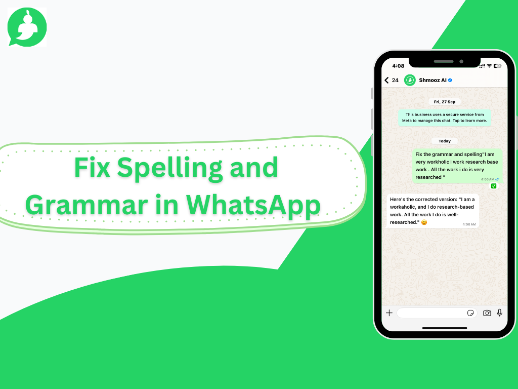 How to activate spell checker in WhatsApp