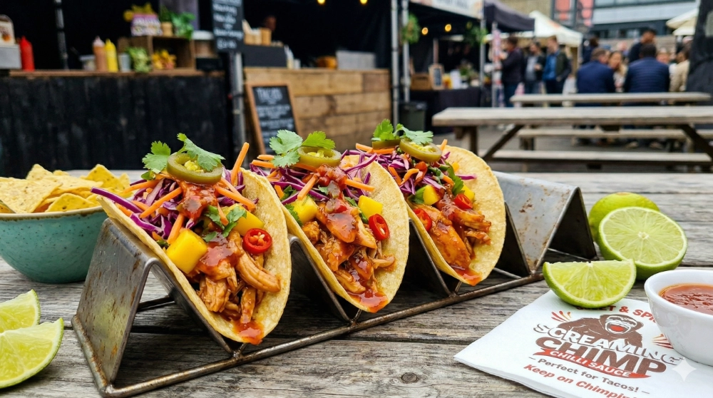 Chilli Chicken Tacos