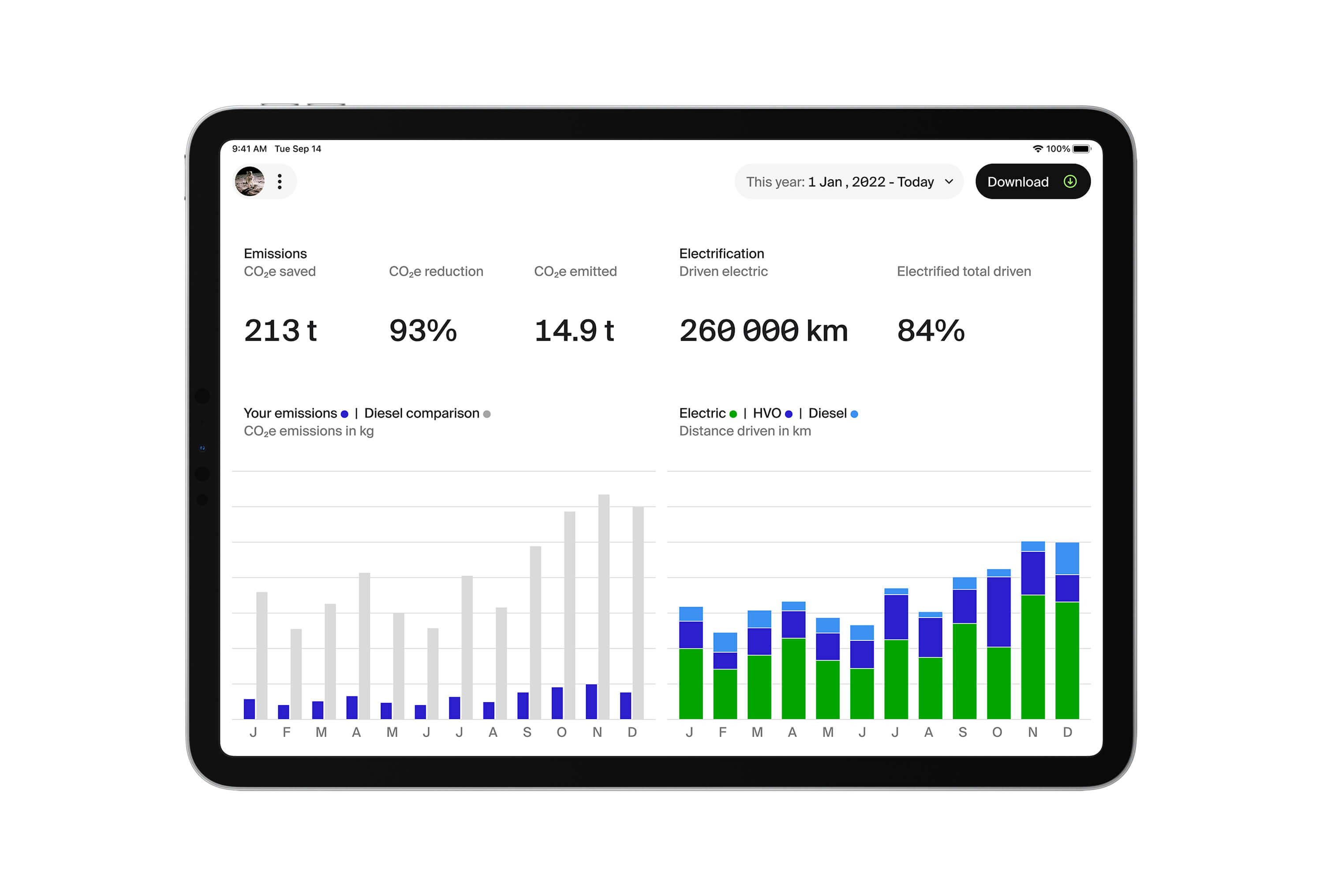Image of the Explore interface