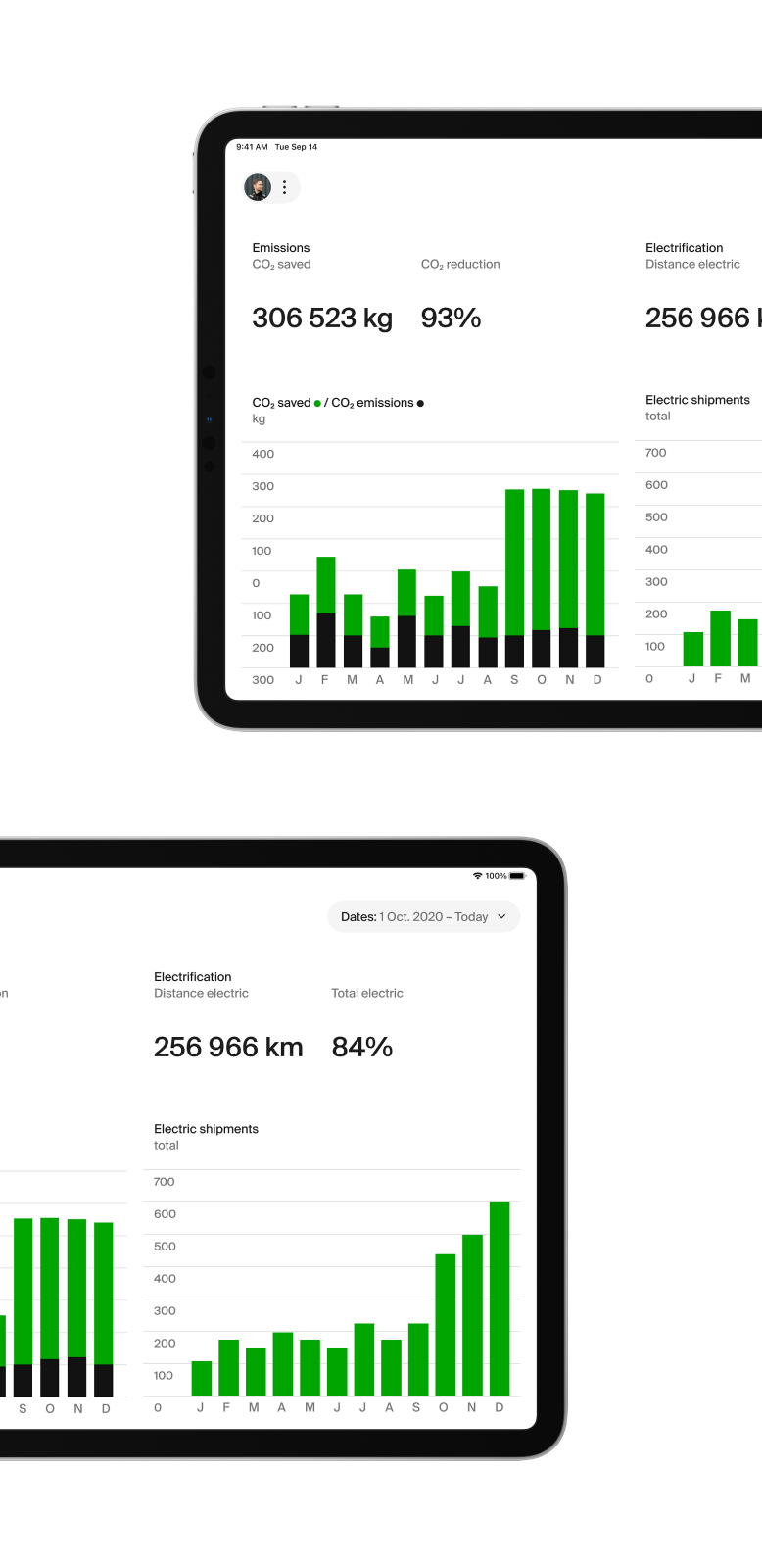 Image of the Explore interface