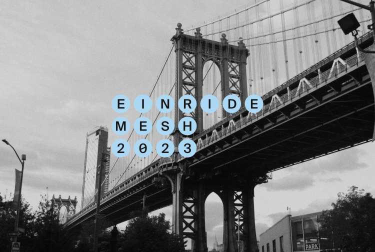 A shot of a bridge with Einride Mesh 2023.