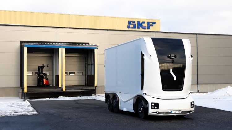 Autonomous vehicle at SKF