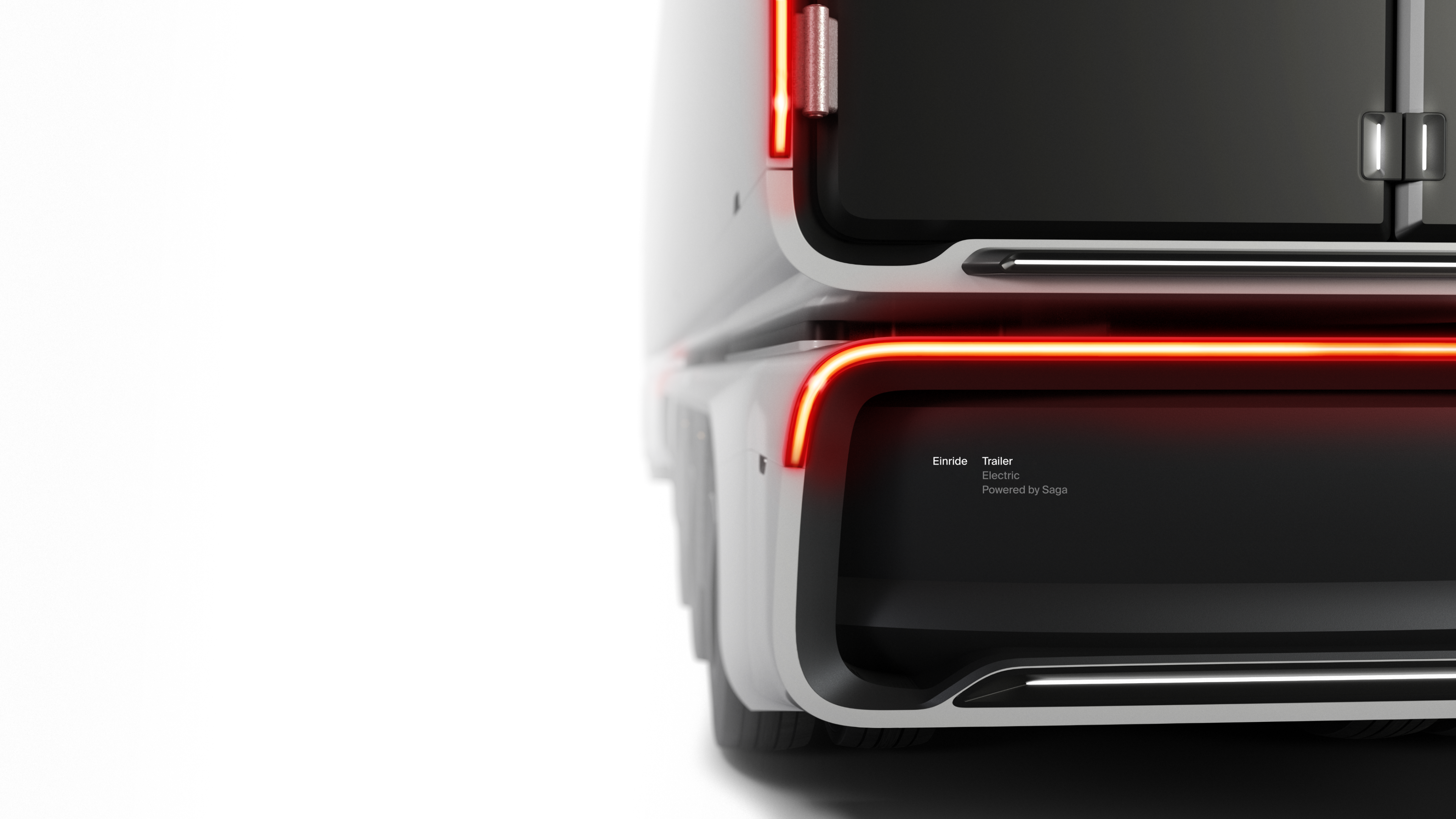 Einride Trailer Rear View Detail