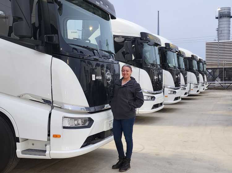 Shabnam Di Pilato by Einride trucks