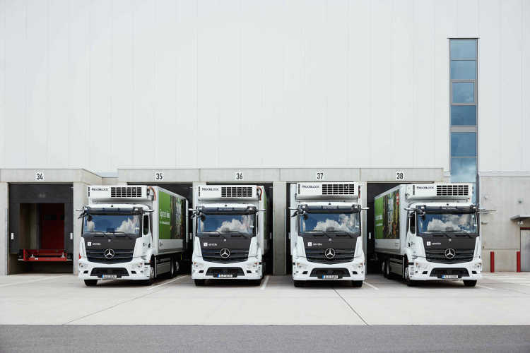 Rewe Front Trucks