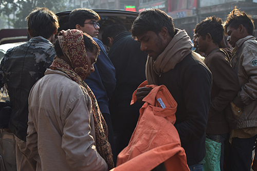 Old Delhi Street Distributions Photograph