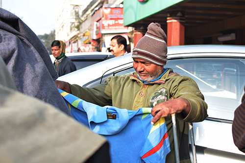 Old Delhi Street Distributions Photograph