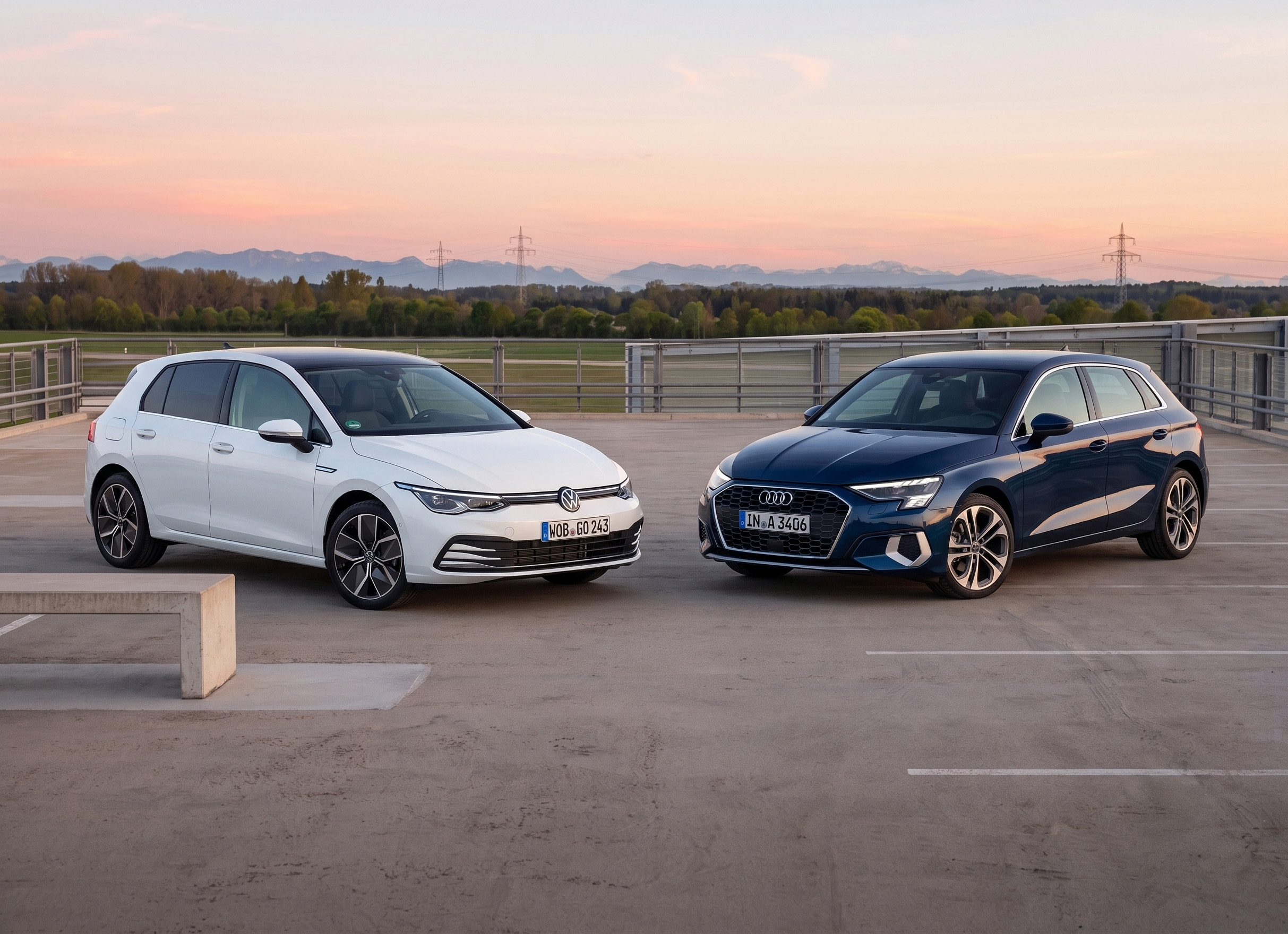 VW Golf VIII vs