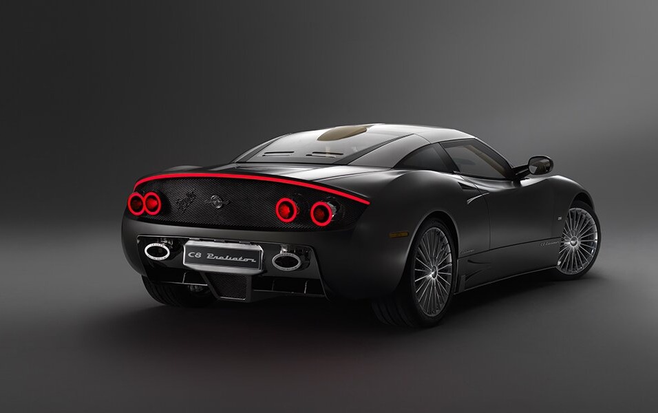 Spyker C8 Double 12 – Miniature Replicars BV 1/43, Résine, Neuve