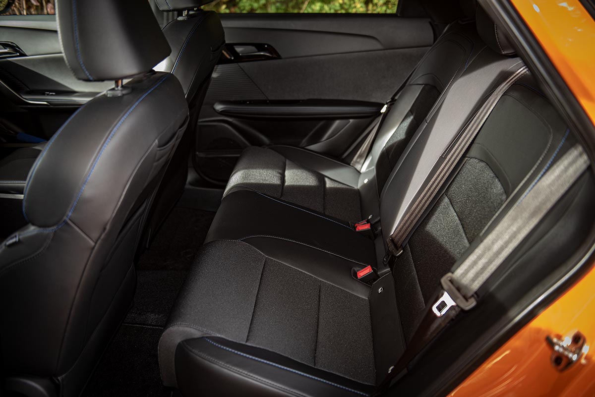 MG4 Electric Luxury Rear Seats