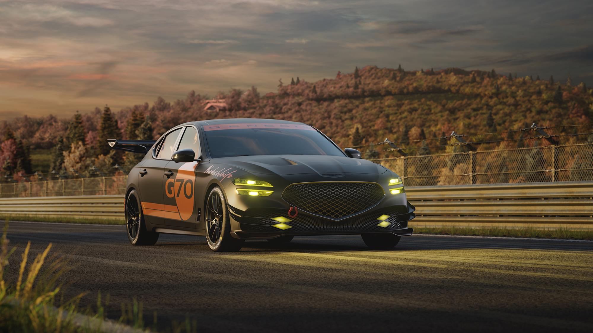 Genesis Shows High-Performance Chops with Wild One-Off G70 Track
