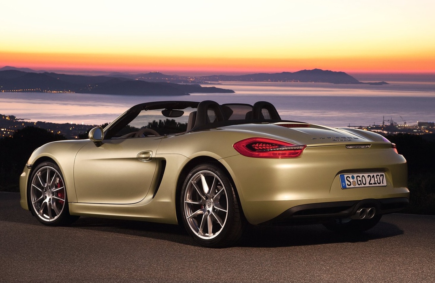 Porsche Boxster Gold