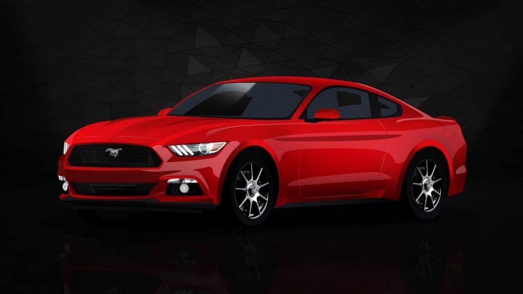 Este Ford Mustang GT se ha convertido en un auténtico y real Rayo McQueen