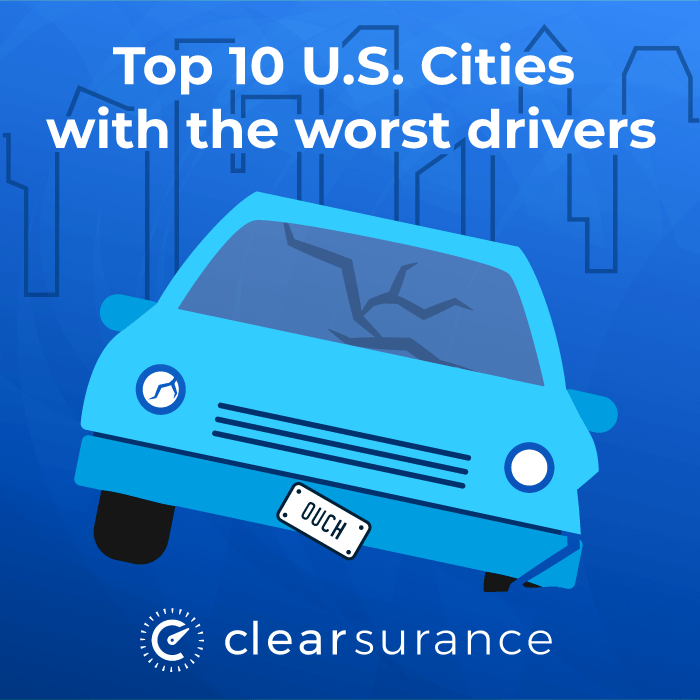 Top 10 U.S. Cities With The Worst Drivers Clearsurance