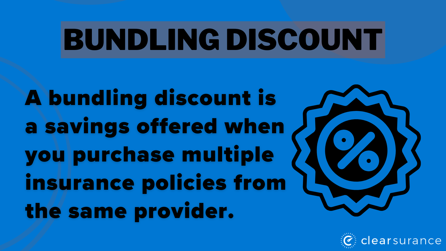 Bundling Discounts Definition Card: best and cheapest homeowners insurance in Illinois