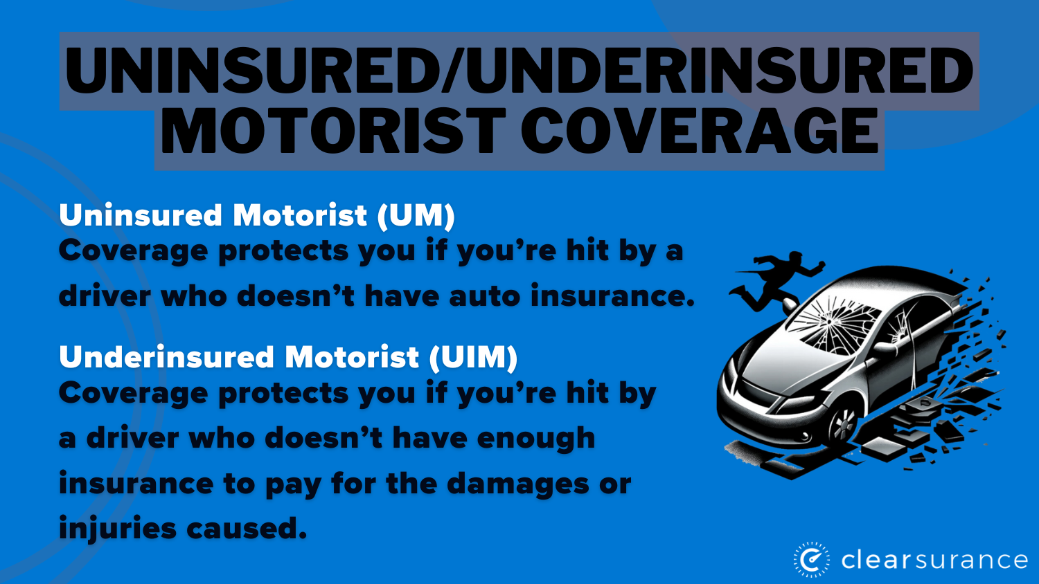 Uninsured/Underinsured Motorist Coverage Definition Card: Best Wisconsin SR-22 Insurance