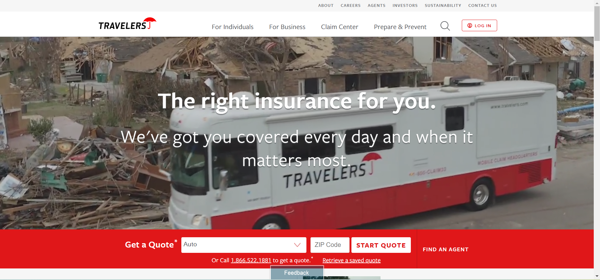 best and cheapest homeowners insurance in Utah: Travelers