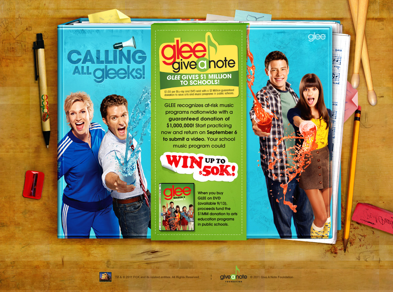 Glee Give a Note