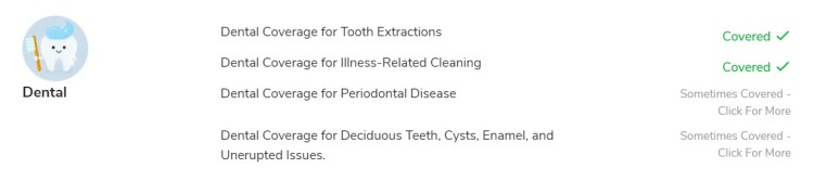 牙科保险细节PetsBest保险