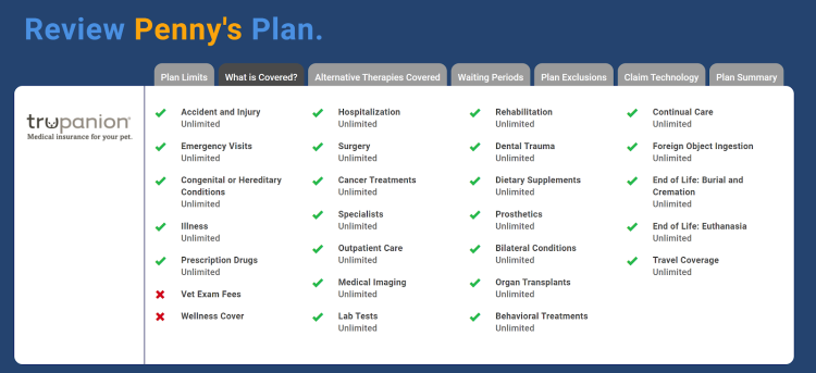 PetInsuranceReview Policy Coverage Breakdown