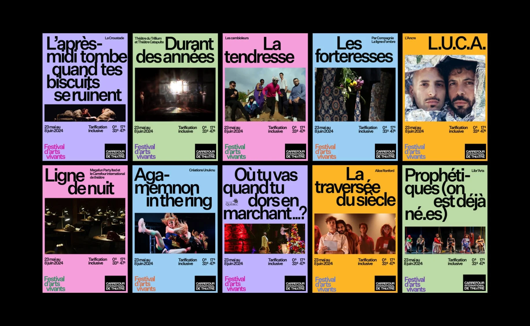 12 Carrefour Affiches