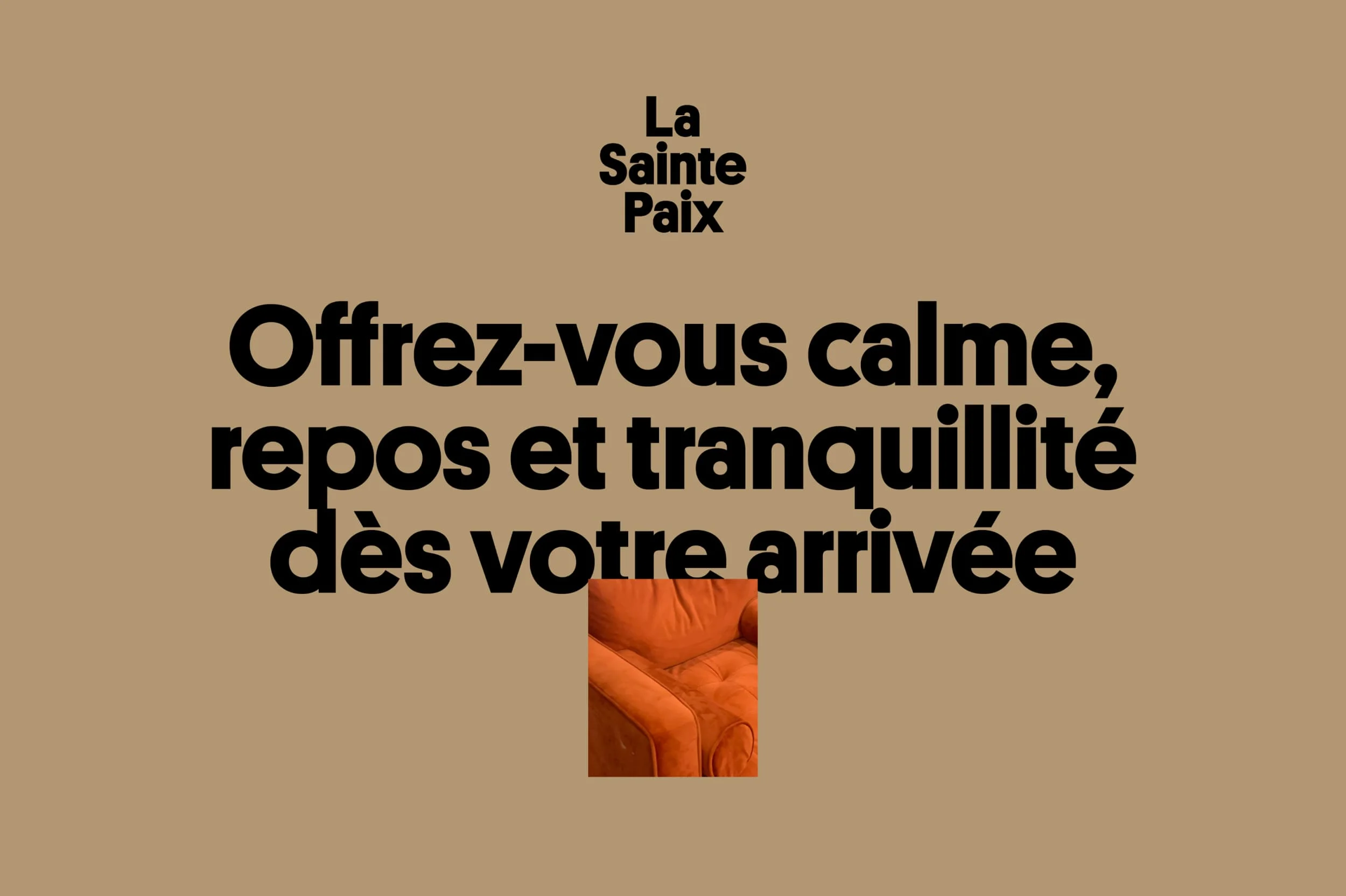 calme repos tranquilité