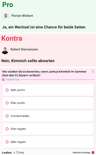 Zweikampf der Woche Format