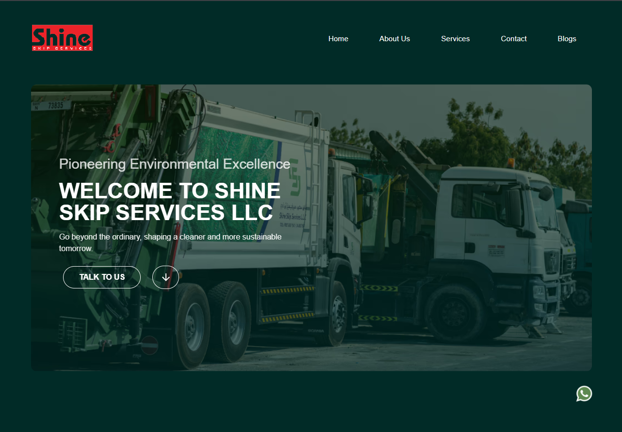 ShineSkip — Website  Development - 2