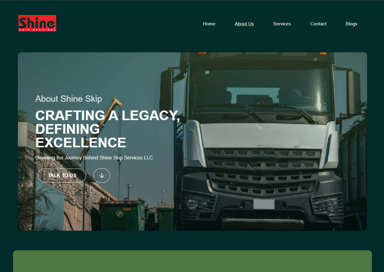 ShineSkip — Website  Development