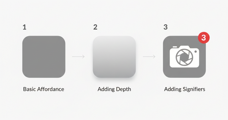 カメラアプリのシグニファイア