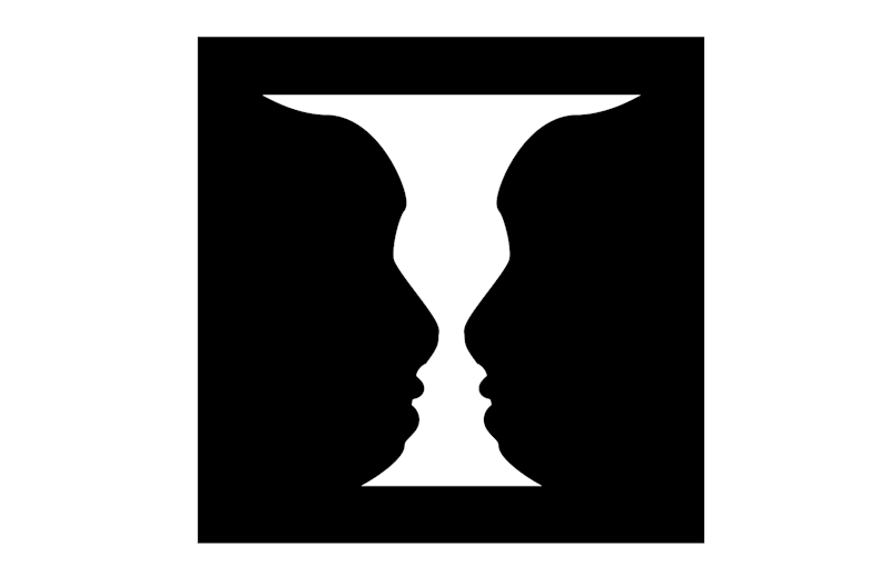 図と地の法則 (Figure-Ground)