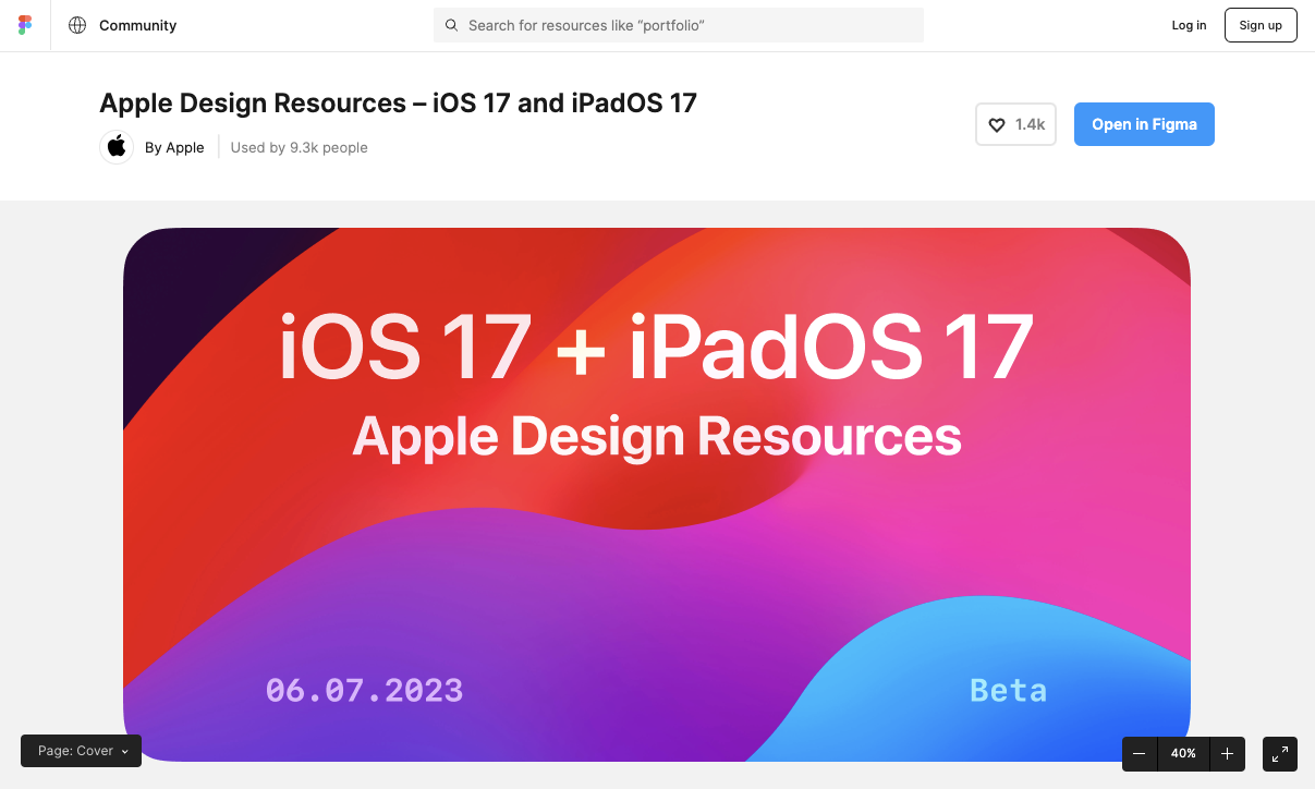 FigmaでiOS 17・iPadOS 17のUIキットを利用する方法 | Wentz-design.com