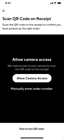 Dx - Manually enter the order number