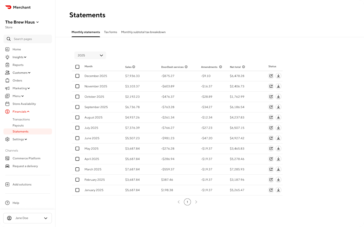 Mx - Portal - Financials - Statements
