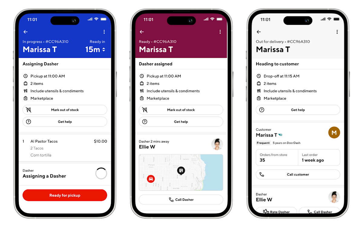 Mx - Business Manager App - Order Ready for Pick Up