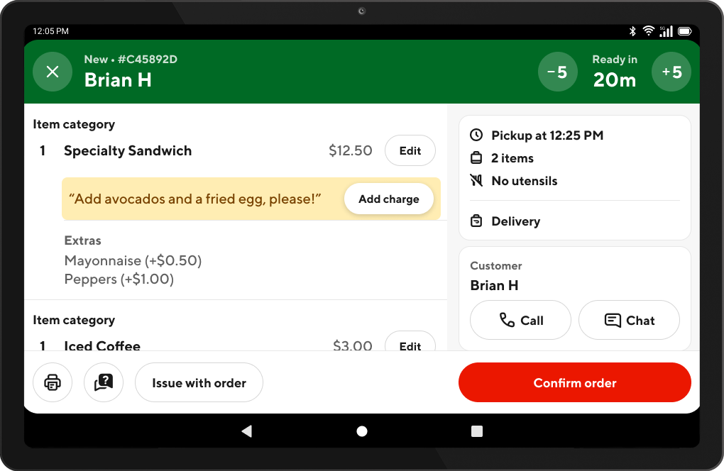 Mx - Tablet - Order - New
