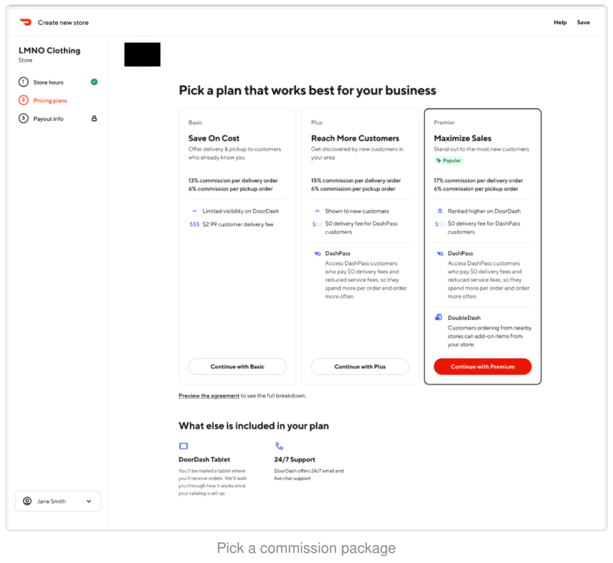 Step 3/Plan package