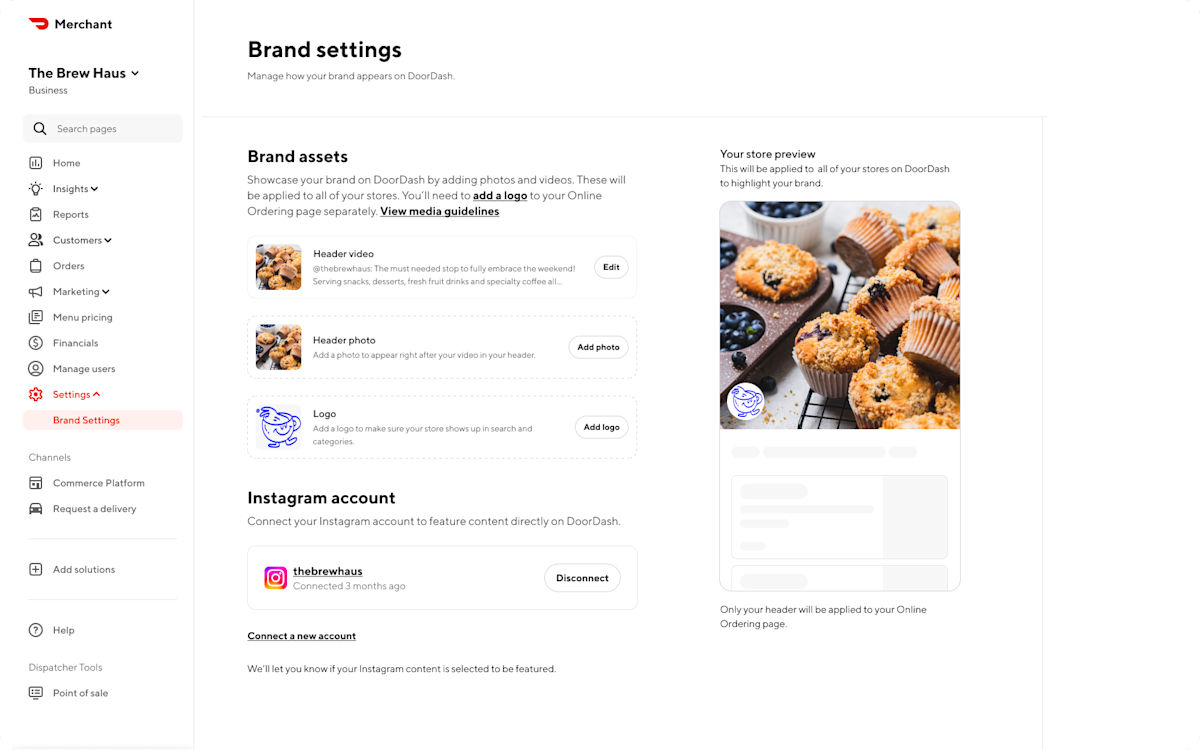 Mx - Portal - Settings - Brand Settings