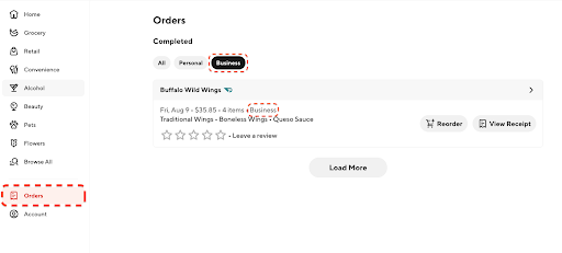 Cx - Orders Page