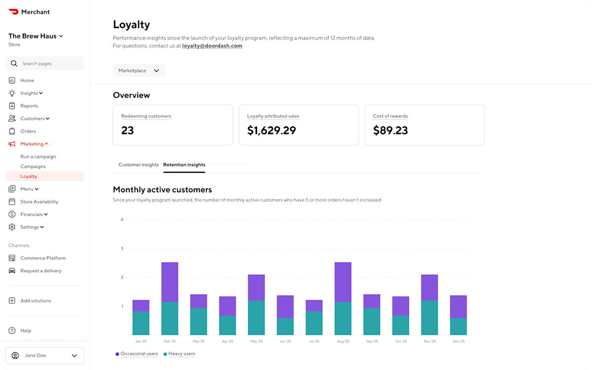 Mx - Portal - Marketing - Loyalty - Retention Insights