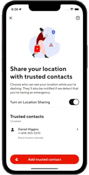 Dx - Remove Trusted Contact