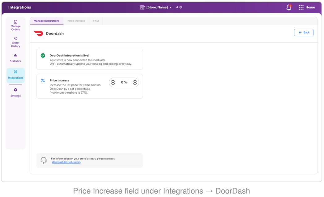 Price Increase