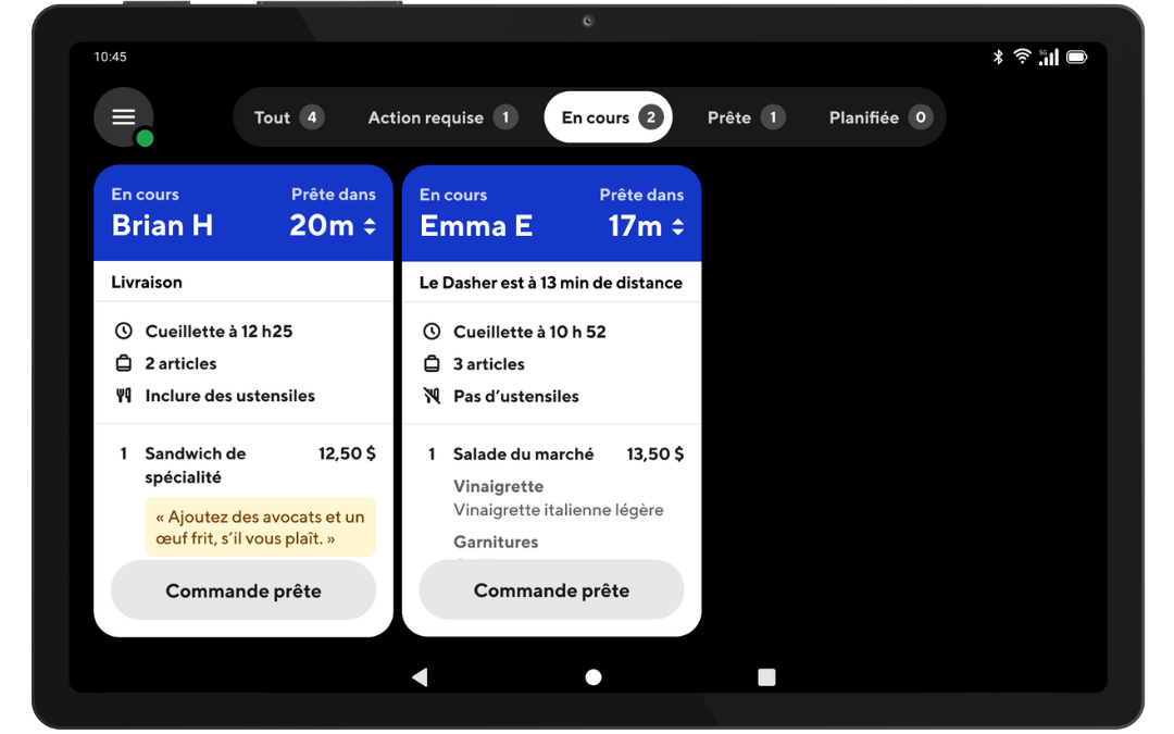 Mx - Tablet - Orders - In Progress - FR-CA