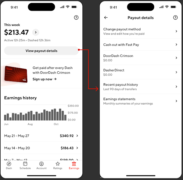 Dx - Change payout method