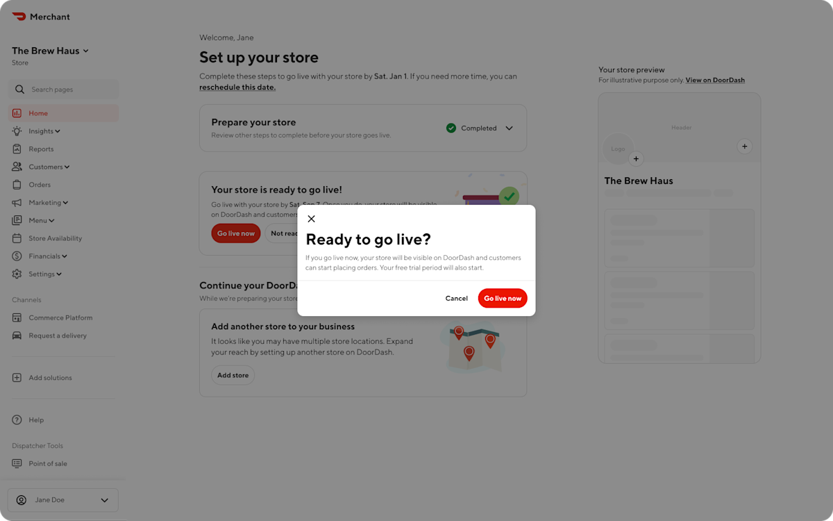 Mx - Portal - Homepage - Activation - Tablet - Ready to Go Live