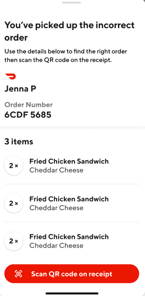 Dx - If you scanned the incorrect order