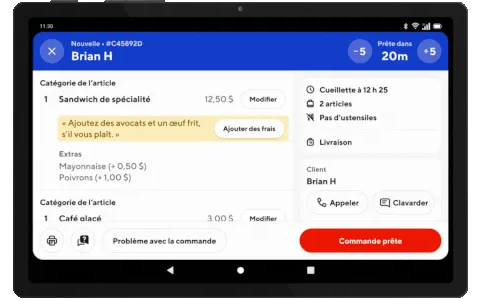 Mx - Tablet - Orders - Adjust Time - Mark Ready for Pickup 