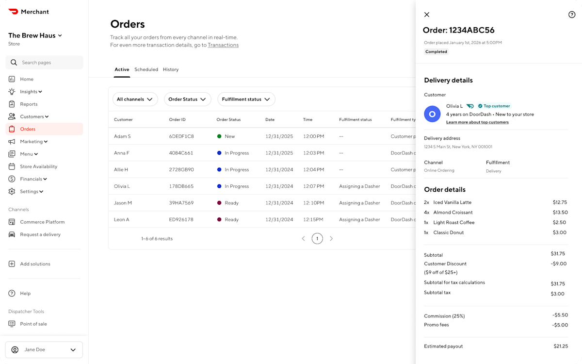 Mx - Portal - Orders - Payment Details